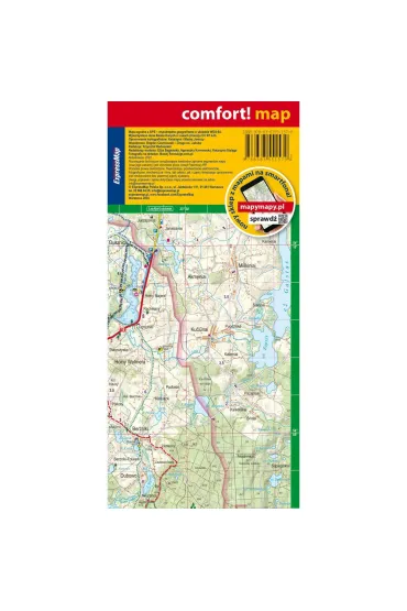 Suwalszczyzna mapa turystyczna 1:85 000 laminat 2024