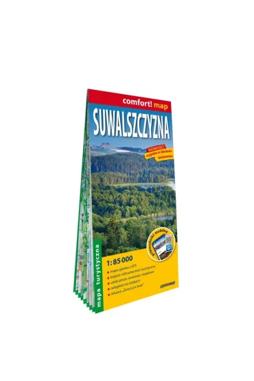 Suwalszczyzna mapa turystyczna 1:85 000 laminat 2024