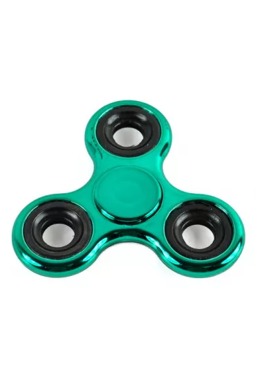 Fidget Spinner stalowy po�ysk metaliczny zielony Kontext