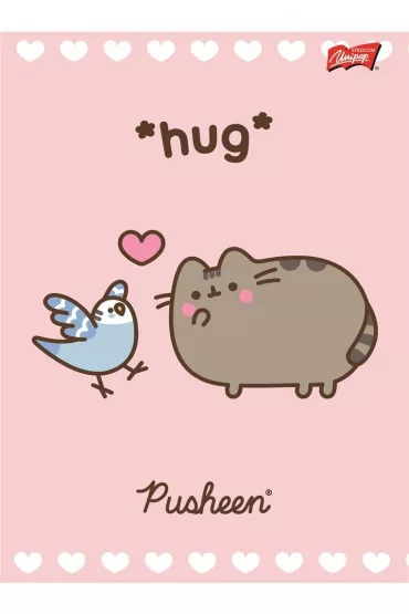 St. Majewski Zeszyt A5 Pusheen mix dwie linie, 70g 32 kartki