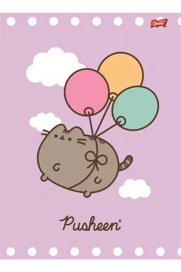 St. Majewski Zeszyt A5 Pusheen mix dwie linie, 70g 32 kartki