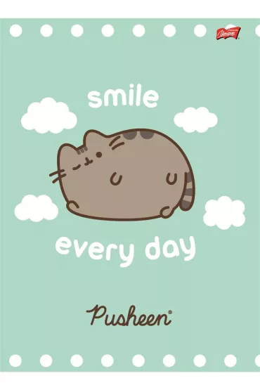 St. Majewski Zeszyt A5 Pusheen mix dwie linie, 70g 32 kartki