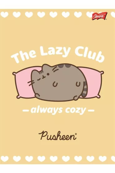 St. Majewski Zeszyt A5 Pusheen mix dwie linie, 70g 32 kartki