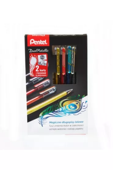 Pentel D�ugopis Magic Gel 4 kolory