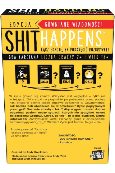 Gra Shit Happens G�wnianie wiadomo�ci