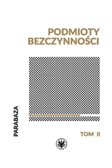 Podmioty bezczynno�ci