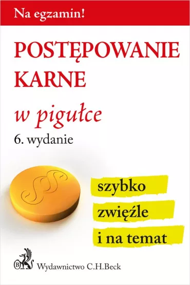 eBook Post�powanie karne w pigu�ce. Wydanie 6 pdf - Grzegorz D�browski