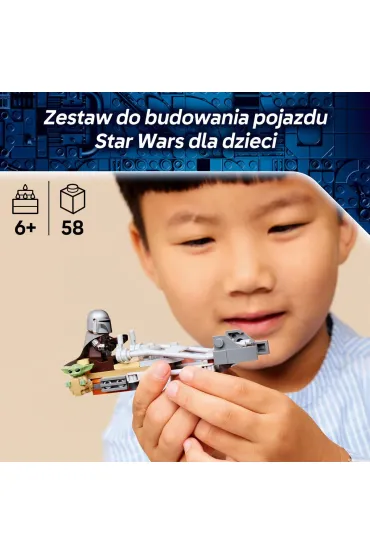 LEGO Star Wars �migacz Mandalorianina i Grogu 75436