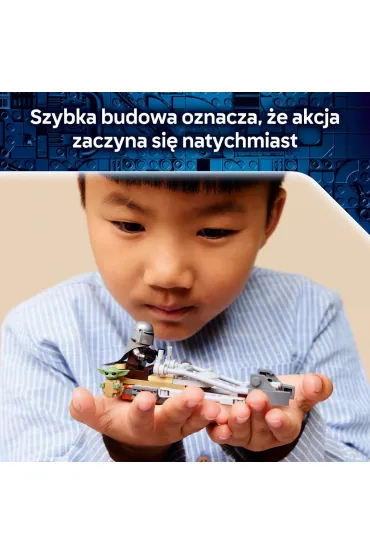 LEGO Star Wars �migacz Mandalorianina i Grogu 75436
