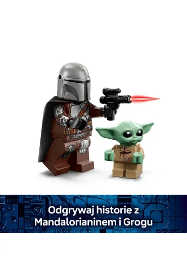 LEGO Star Wars �migacz Mandalorianina i Grogu 75436