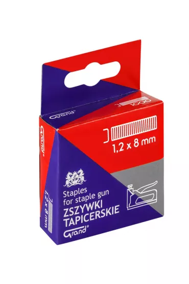 Kw Trade Zszywki do zszywacza tapicerskiego/takera 1,2x8 mm