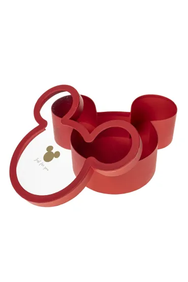 Rozette Pude�ko Flower Box Micky big czerwony