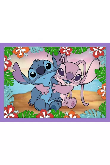Puzzle 4w1 - Szalony dzie� Lilo & Stitch (35+48+54+70 el.) Trefl