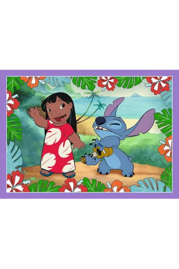 Puzzle 4w1 - Szalony dzie� Lilo & Stitch (35+48+54+70 el.) Trefl