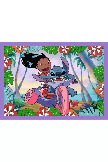 Puzzle 4w1 - Szalony dzie� Lilo & Stitch (35+48+54+70 el.) Trefl