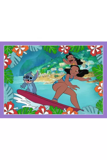 Puzzle 4w1 - Szalony dzie� Lilo & Stitch (35+48+54+70 el.) Trefl