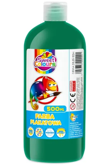 Otocki Farba plakatowa ciemnozielona 500 ml