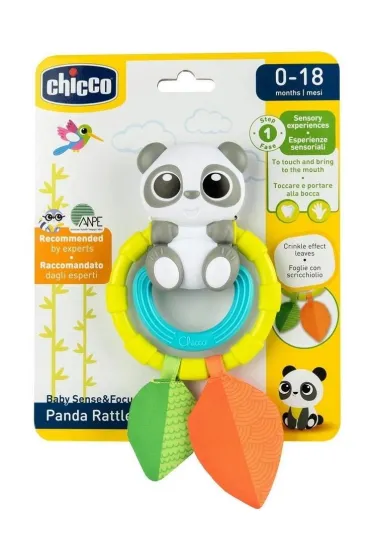 Grzechotka i gryzak Panda Chicco