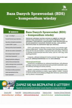 eBook Baza Danych Sprawozda (BDS) - kompendium wiedzy pdf