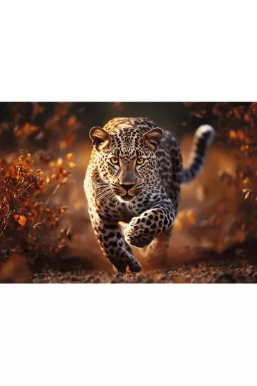 Puzzle 1000 el. Dziki Leopard Trefl