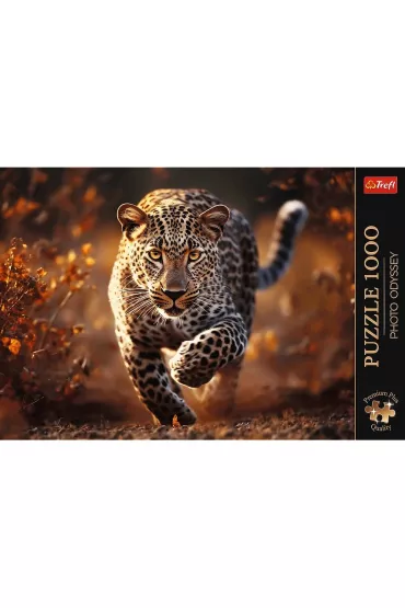 Puzzle 1000 el. Dziki Leopard Trefl