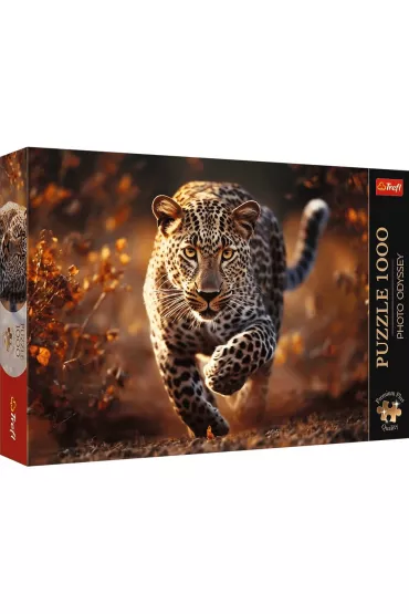 Puzzle 1000 el. Dziki Leopard Trefl