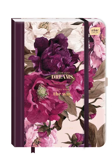 Interdruk Organizer A5 Bullet Dark Flowers 288 kartek