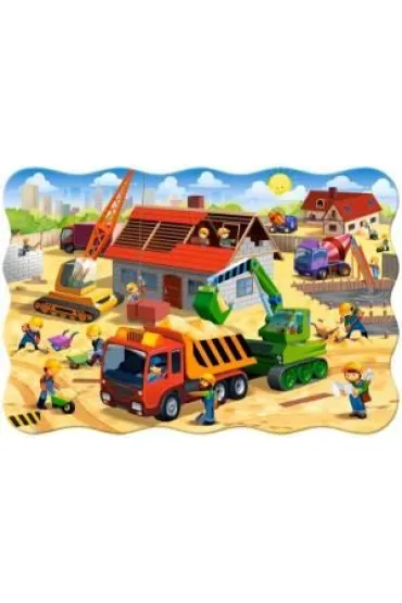 Puzzle 20 el. Dom w budowie Castorland