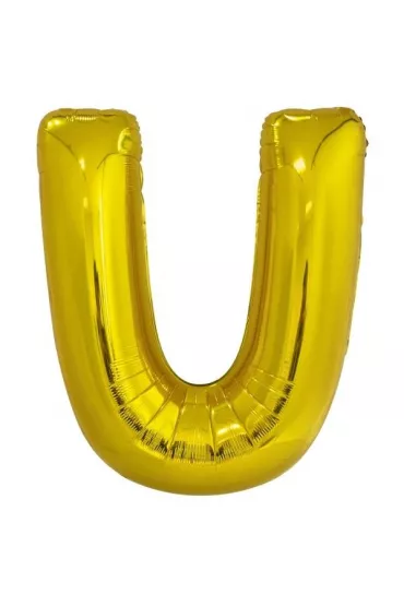 Amscan Balon foliowy litera U z�ota 65,5x86cm