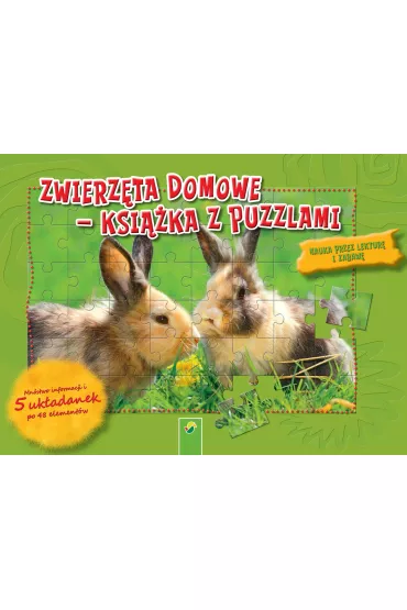 Ksi��ka z puzzlami. Zwierz�ta domowe