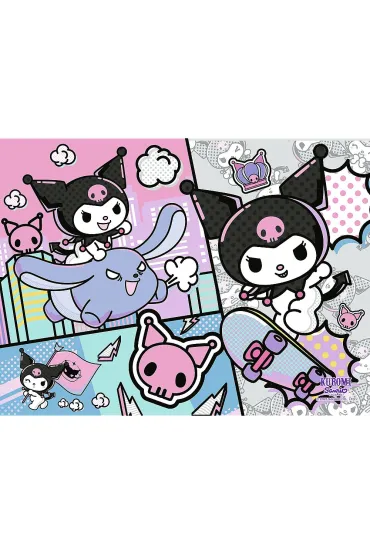 Puzzle 30 el. Zabawy z Kuromi Hello Kitty Trefl