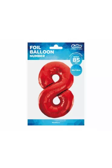 Godan Balon foliowy 8 czerwony 85cm