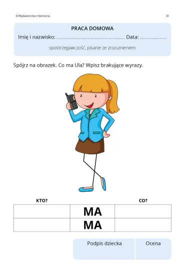 Prace domowe dla uczni�w ze specjalnymi potrzebami edukacyjnymi. Poziom 3 - Olga K�odnicka