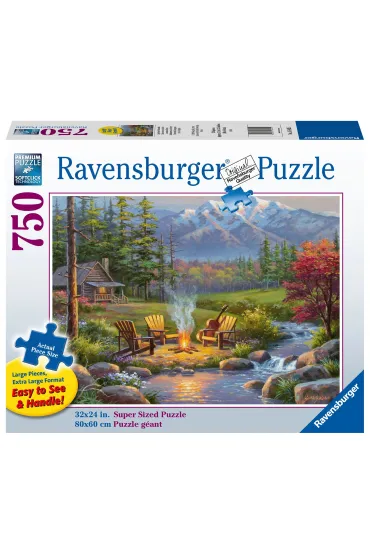 Puzzle 750 el. Brzeg rzeki Ravensburger
