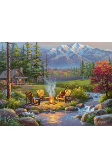 Puzzle 750 el. Brzeg rzeki Ravensburger