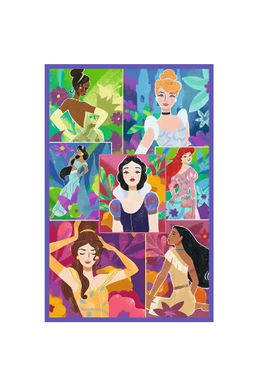Puzzle 3x80 el. Ksi�niczki przyjaci�ki Trefl