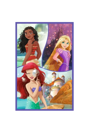 Puzzle 3x80 el. Ksi�niczki przyjaci�ki Trefl