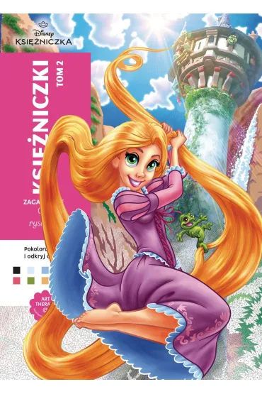 Art Therapy. Kolorowanka antystresowa. Disney Ksi�niczki. Tom 2. Zagadkowe rysunki - J�r�my Mariez