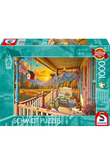Puzzle 1000 Weranda w g�rach Schmidt