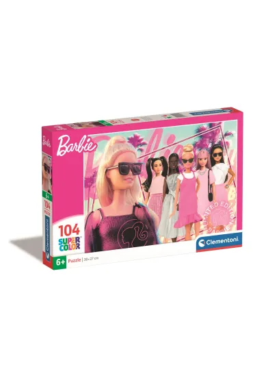 Puzzle 104 el. SuperColor. Barbie Clementoni