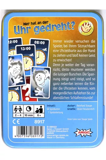 Kto przestawi� zegar? (Wer hat an der Uhr gedreht?)