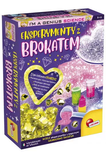 I'm a Genius Eksperymenty z brokatem Lisciani