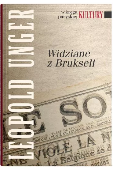 Widziane z Brukseli - Leopold Unger