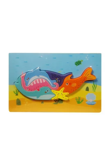 Puzzle drewniane Zwierz�ta morskie Swede
