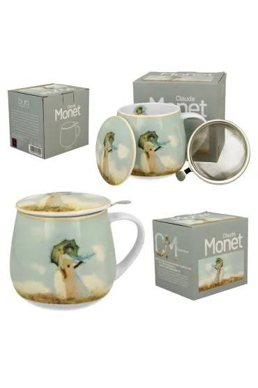 Duo Sp. z o.o. Kubek bary�ka z zaparzaczem Monet Woman 430 ml