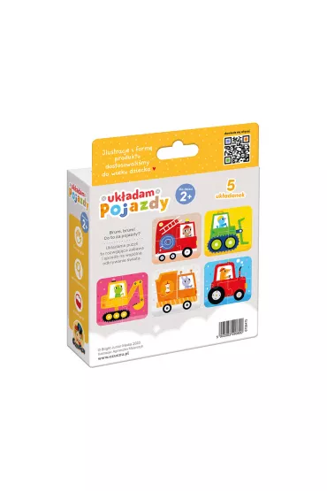 Puzzle Ukadam pojazdy Bright Junior Media