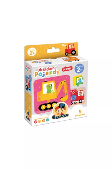 Puzzle Ukadam pojazdy Bright Junior Media