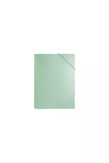 Teczka z gumk� A4 PP morandi zielona BIURFOL TGM-A4-03