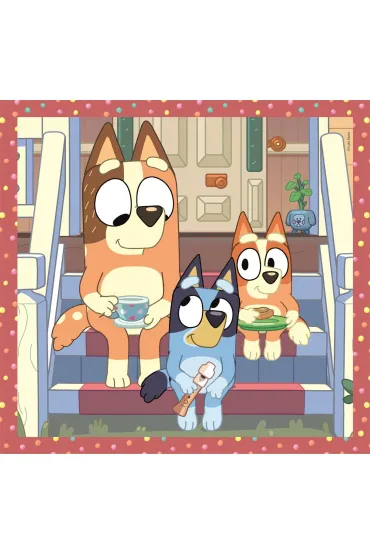 Puzzle 3x48 el. SuperColor. Bluey Clementoni