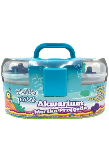 Ultra Piasek - walizka - 1 kg piasku Morska przygoda (6 foremek + 2 narz�dzia) Epee